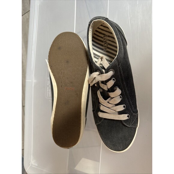 Taos Mens Starsky Sneakers Shoes Lace Up Gray Fabric Casual Size 10 - Picture 14 of 15